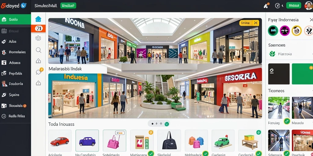 Screenshot memperlihatkan grafis yang menawan dan detail lingkungan.