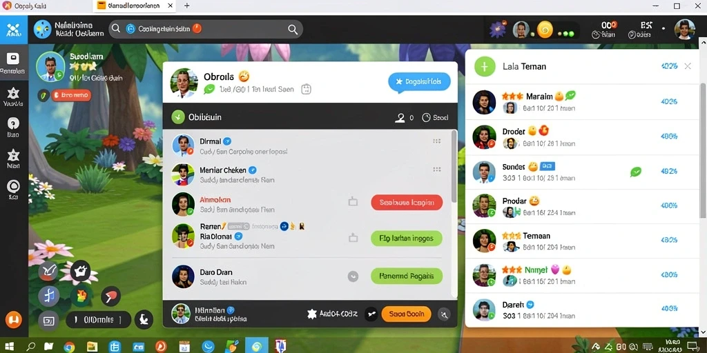 Mode multiplayer untuk bersaing dengan pemain lain.