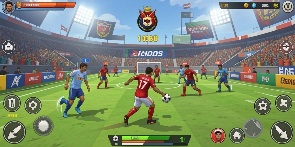 Tangkapan layar menunjukkan interaksi multiplayer yang seru dengan pemain lain.