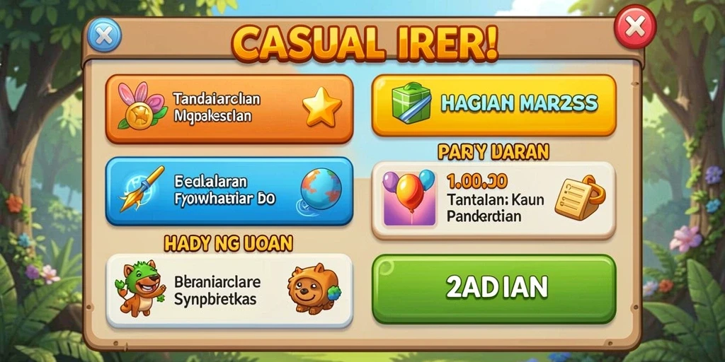 Menampilkan fitur bonus menarik dalam PESGSLOT.